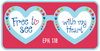 Free To See With My Heart Patch 4130 Uniform Accessories