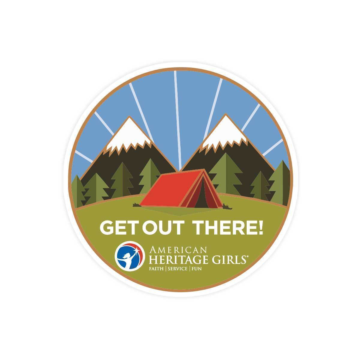 Ahg Get Out There Sticker 4095 Gift Sales